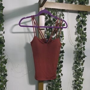 Express Rust Strappy Camisole